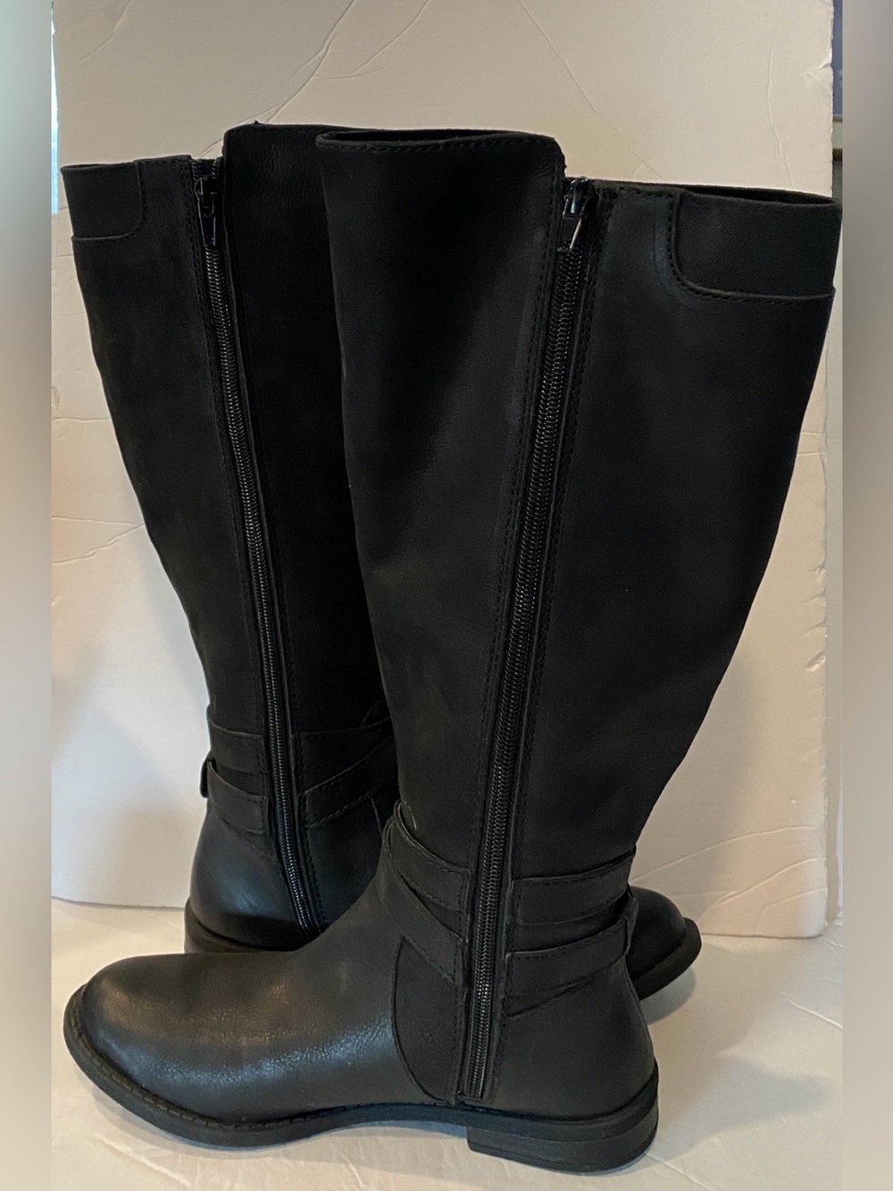 Lucky Brand Ostrand Black Riding Boots - Picture 3 of 10